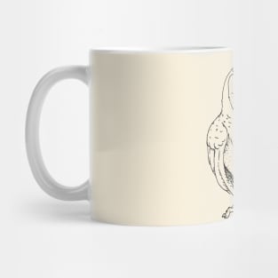 Pen and Ink Barn Owl Mug